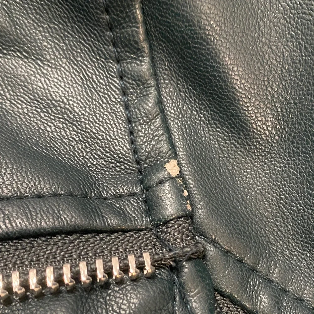 Blank NYC Green Moto Faux Leather Jacket - Picture 9 of 9